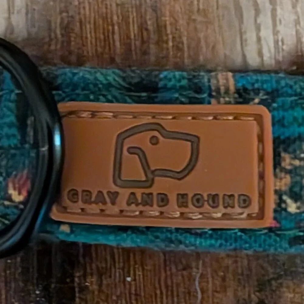 Gray and Hound Sasquatch Dog Collar and Leash